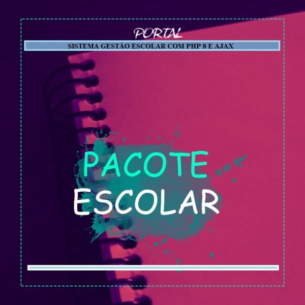 Sistema Escolar - PHP 8 PDO e AJax