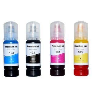 Tinta Premium para Impressão 103 003004 502 522, Refil em Garrafa, Compatível com Epson L1110/L1250/L3110/L3150/L3210/L5290